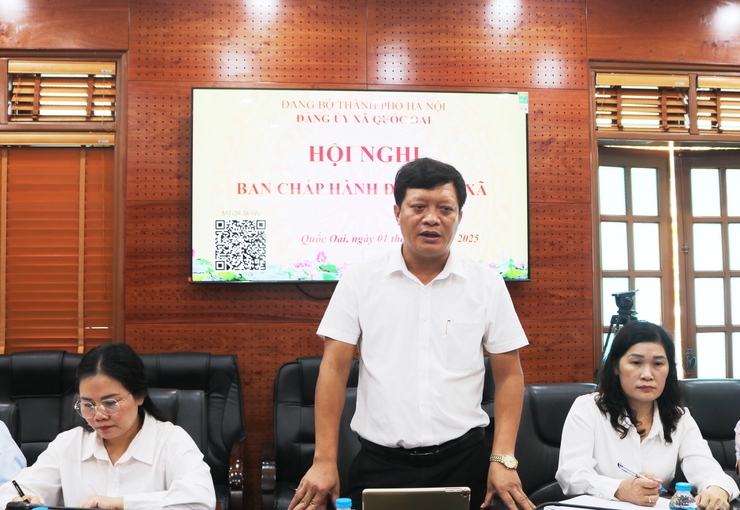 Đảng bộ xã Quốc Oai: Đoàn kết, nỗ lực, hoàn thành nhiều nhiệm vụ trọng tâm công tác xây dựng Đảng, phát triển kinh tế - xã hội, quốc phòng - an ninh quý III/2025- Ảnh 6.