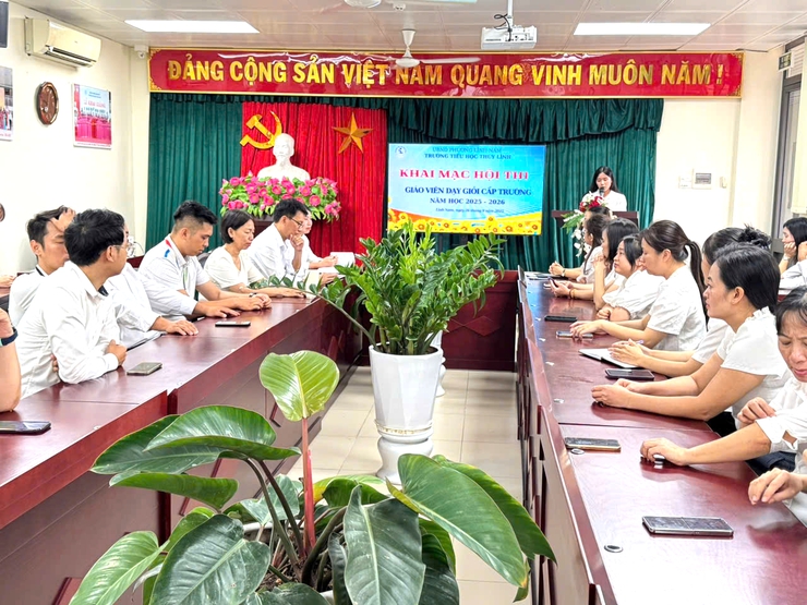 Trường Tiểu học Thúy Lĩnh tổ chức Hội thi giáo viên dạy giỏi, giáo viên chủ nhiệm giỏi, năm học 2025- 2026- Ảnh 3.