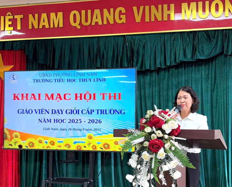 Trường Tiểu học Thúy Lĩnh tổ chức Hội thi giáo viên dạy giỏi, giáo viên chủ nhiệm giỏi, năm học 2025- 2026- Ảnh 1.