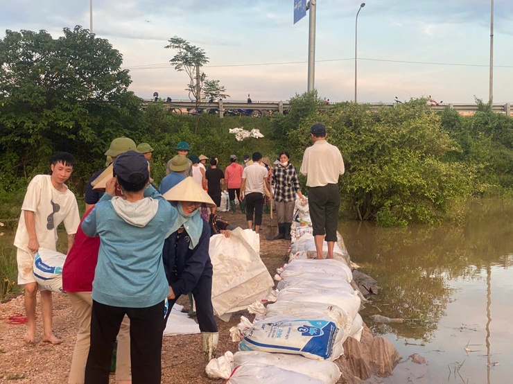 THÔN THỤY HƯƠNG GIA CỐ ĐÊ NGĂN LỤT TRÀN- Ảnh 8.