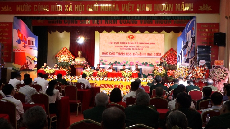 Đại hội Hội CCB xã Hương Sơn lần thứ VIII thành công tốt đẹp
- Ảnh 10.