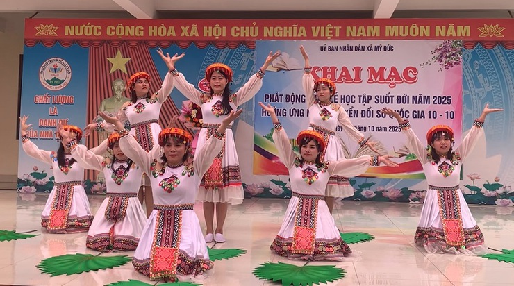 Xã Mỹ Đức phát động tuần lễ học tập suốt đời và hưởng ứng ngày chuyển đổi số quốc gia 10-10- Ảnh 1.