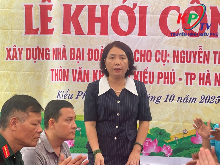 Xã Kiều Phú phối hợp với Tập đoàn Sunhouse tổ chức Lễ khởi công xây dựng Nhà Đại đoàn kết cho hộ gia đình khó khăn- Ảnh 2.
