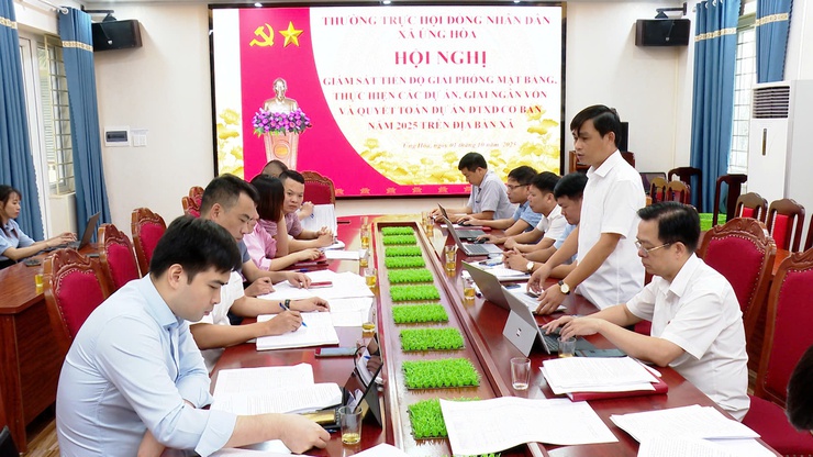 HĐND XÃ ỨNG HÒA GIÁM SÁT TIẾN ĐỘ GIẢI PHÓNG MẶT BẰNG, THỰC HIỆN CÁC DỰ ÁN, GIẢI NGÂN VỐN VÀ QUYẾT TOÁN ĐẦU TƯ XÂY DỰNG CƠ BẢN NĂM 2025.- Ảnh 1.