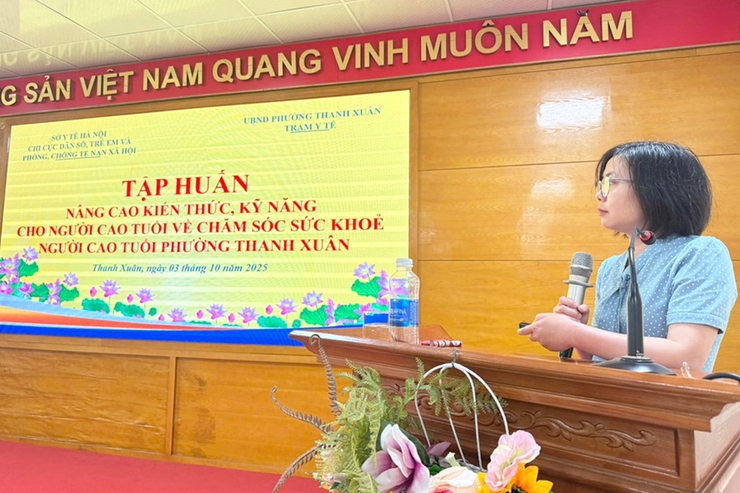 Phường Thanh Xuân tổ chức các hoạt động hưởng ứng Tháng hành động vì người cao tuổi Việt Nam- Ảnh 1.