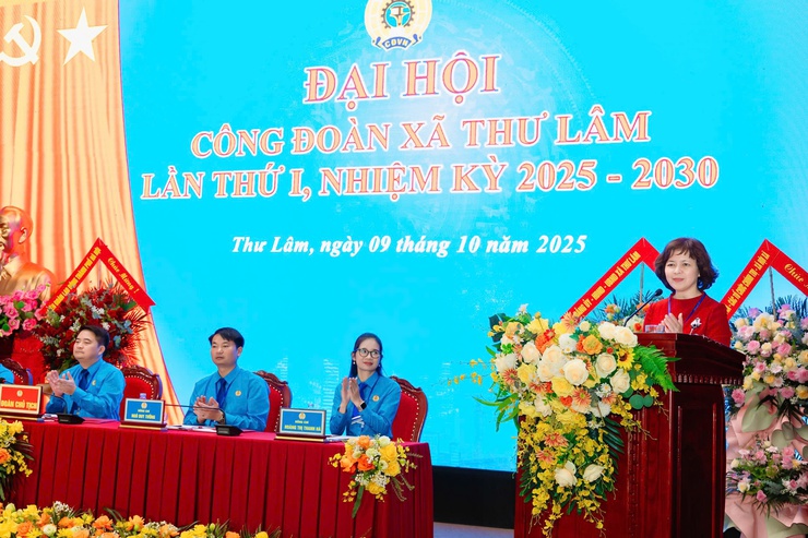 Đại hội Công đoàn xã Thư Lâm lần thứ I, nhiệm kỳ 2025–2030: Đổi mới, đoàn kết, xây dựng tổ chức công đoàn vững mạnh trong giai đoạn mới- Ảnh 20.