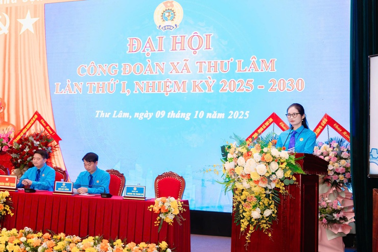 Đại hội Công đoàn xã Thư Lâm lần thứ I, nhiệm kỳ 2025–2030: Đổi mới, đoàn kết, xây dựng tổ chức công đoàn vững mạnh trong giai đoạn mới- Ảnh 17.
