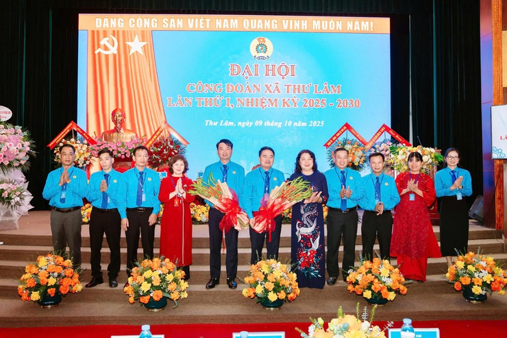 Đại hội Công đoàn xã Thư Lâm lần thứ I, nhiệm kỳ 2025–2030: Đổi mới, đoàn kết, xây dựng tổ chức công đoàn vững mạnh trong giai đoạn mới- Ảnh 21.