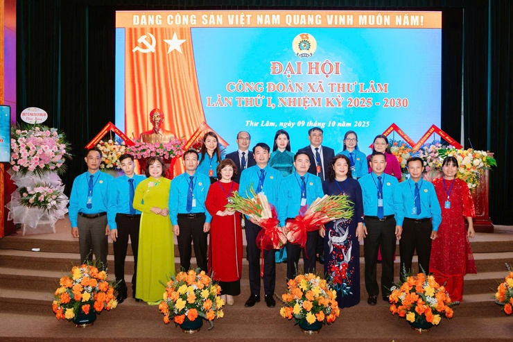 Đại hội Công đoàn xã Thư Lâm lần thứ I, nhiệm kỳ 2025–2030: Đổi mới, đoàn kết, xây dựng tổ chức công đoàn vững mạnh trong giai đoạn mới- Ảnh 22.
