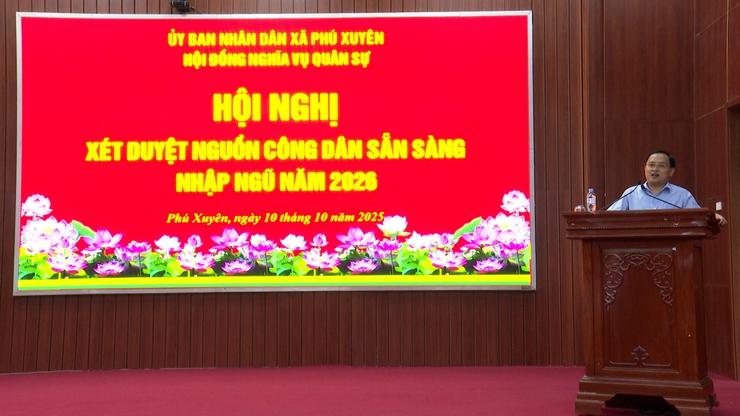 Hội đồng NVQS xã họp xét duyệt nguồn công dân trong độ tuổi sẵn sàng nhập ngũ năm 2026- Ảnh 8.