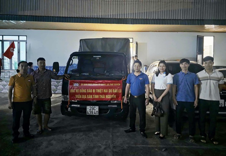 Phú Xuyên ủng hộ đồng bào Thái Nguyên bị ngập lụt- Ảnh 5.