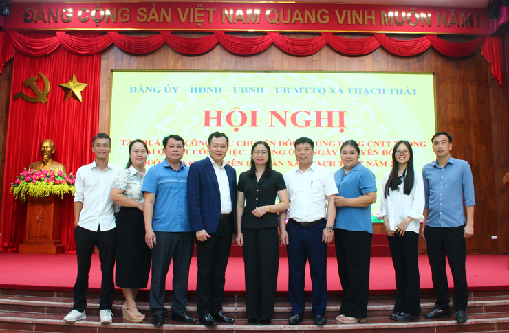 Thạch Thất tổ chức tập huấn chuyển đổi số năm 2025 - khẳng định quyết tâm xây dựng một chính quyền sáng tạo, gần dân, phục vụ dân.- Ảnh 8.