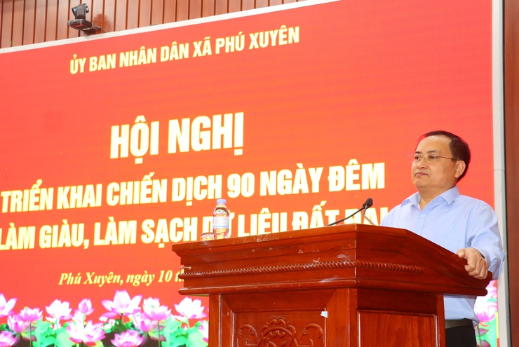 Hội nghị triển khai chiến dịch 90 ngày đêm làm giàu, làm sạch dữ liệu đất đai- Ảnh 3.