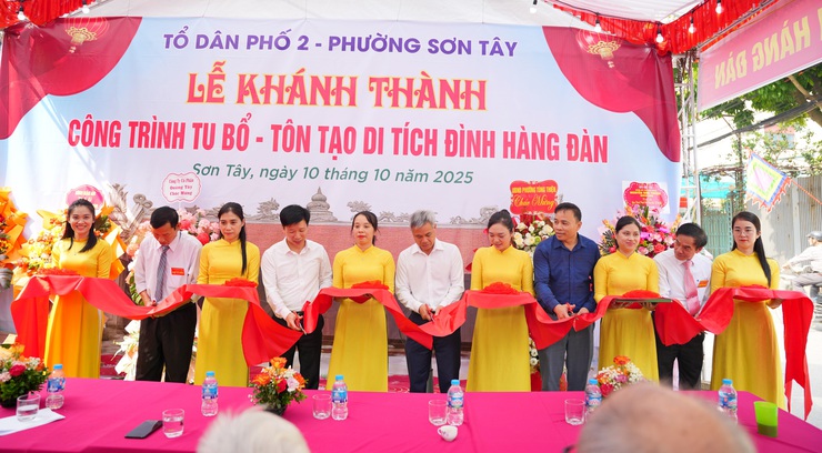 Lễ khánh thành công trình tôn tạo, tu bổ Đình Hàng Đàn- Ảnh 1.