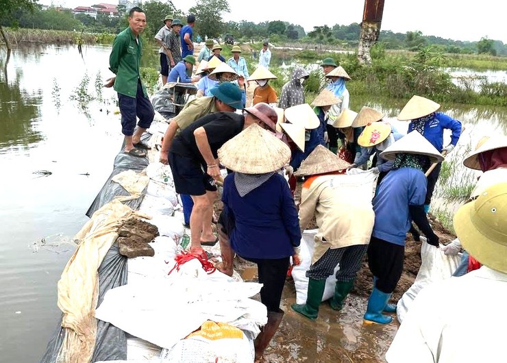 NHÂN DÂN XÃ NỘI BÀI KHẮC PHỤC HẬU QUẢ BÃO SỐ 11- Ảnh 1.