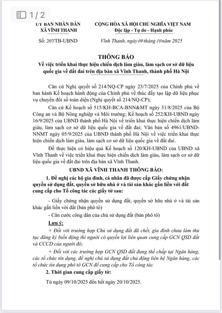 UBND xã Vĩnh Thanh- Ảnh 1.