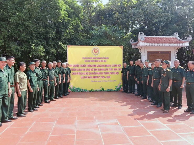 HỘI CỰU CHIẾN BINH XÃ ỨNG HÒA TỔ CHỨC BUỔI NÓI CHUYỆN TRUYỀN THỐNG NHÂN KỶ NIỆM 71 NĂM GIẢI PHÓNG THỦ ĐÔ.- Ảnh 3.
