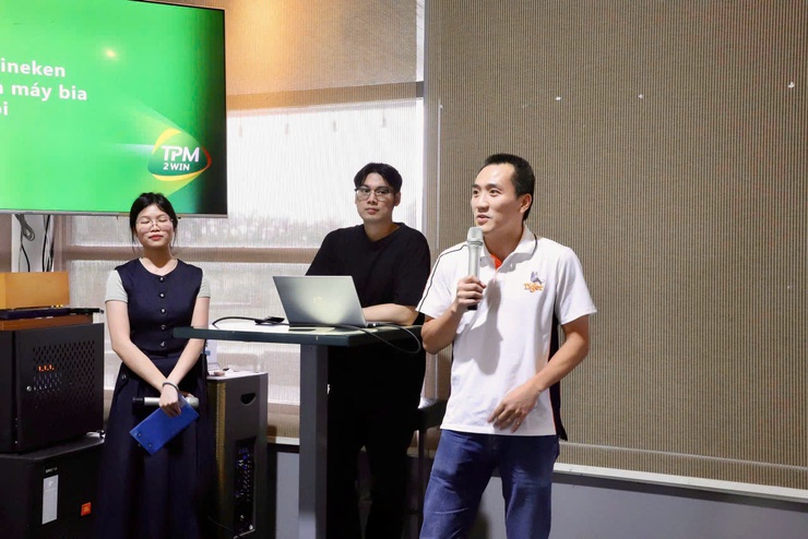 LÃNH ĐẠO XÃ HỒNG VÂN: GIAO LƯU VÀ THAM QUAN NHÀ MÁY BIA HEINEKEN VIỆT NAM- CHI NHÁNH HÀ NỘI- Ảnh 2.