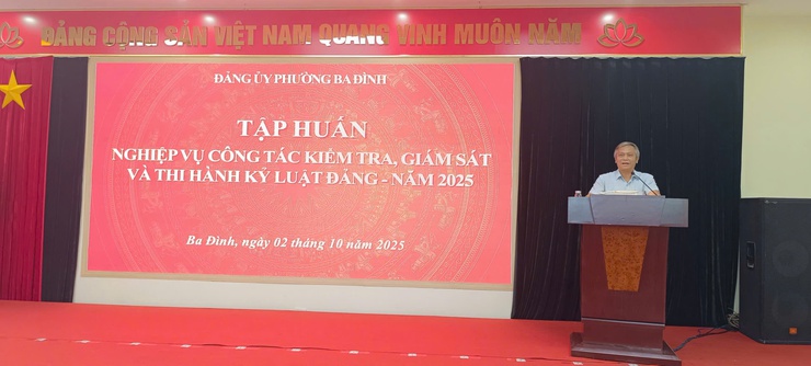 Phường Ba Đình: Đẩy mạnh công tác kiểm tra, giám sát, thi hành kỷ luật Đảng trong giai đoạn mới- Ảnh 2.
