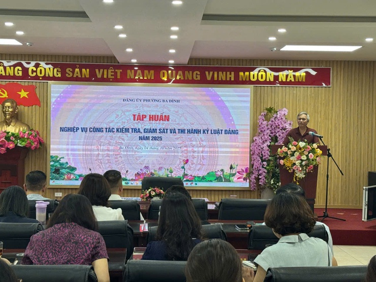 Phường Ba Đình: Đẩy mạnh công tác kiểm tra, giám sát, thi hành kỷ luật Đảng trong giai đoạn mới- Ảnh 3.