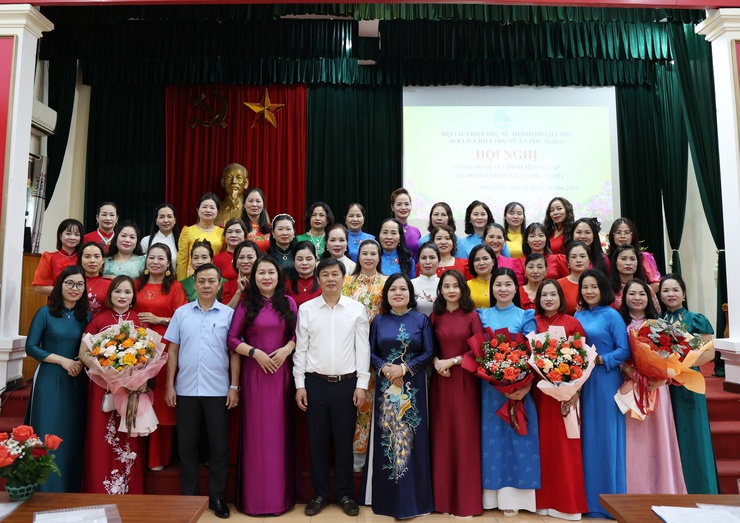 Hội Liên hiệp phụ nữ xã Phú Nghĩa công bố Quyết định thành lập Câu lạc bộ Doanh nhân nữ- Ảnh 10.