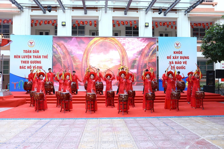 PHƯỜNG BA ĐÌNH: TỔ CHỨC THÀNH CÔNG KHAI MẠC ĐẠI HỘI THỂ DỤC THỂ THAO LẦN THỨ I NĂM 2025- Ảnh 5.