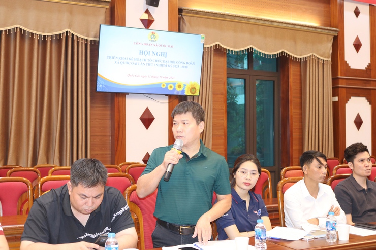 Công đoàn xã Quốc Oai triển khai Đại hội lần thứ I, nhiệm kỳ 2025 – 2030- Ảnh 6.