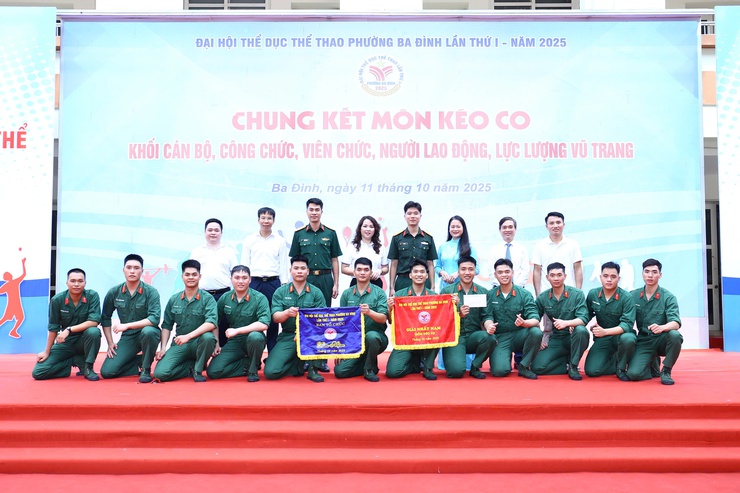 PHƯỜNG BA ĐÌNH: TỔ CHỨC THÀNH CÔNG KHAI MẠC ĐẠI HỘI THỂ DỤC THỂ THAO LẦN THỨ I NĂM 2025- Ảnh 12.