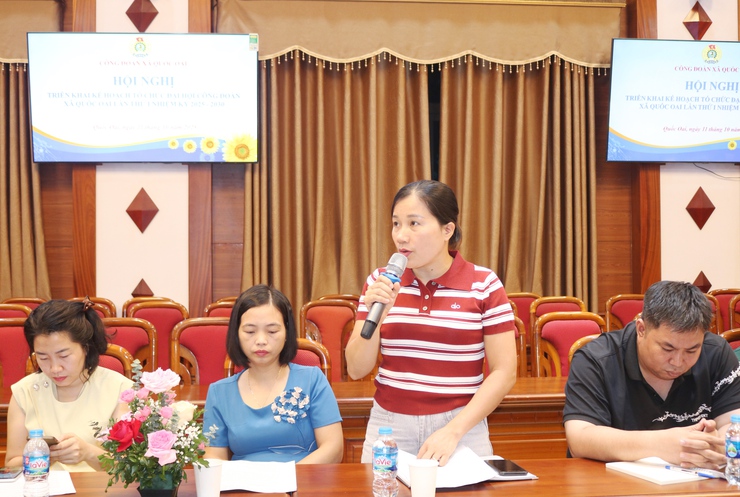 Công đoàn xã Quốc Oai triển khai Đại hội lần thứ I, nhiệm kỳ 2025 – 2030- Ảnh 8.