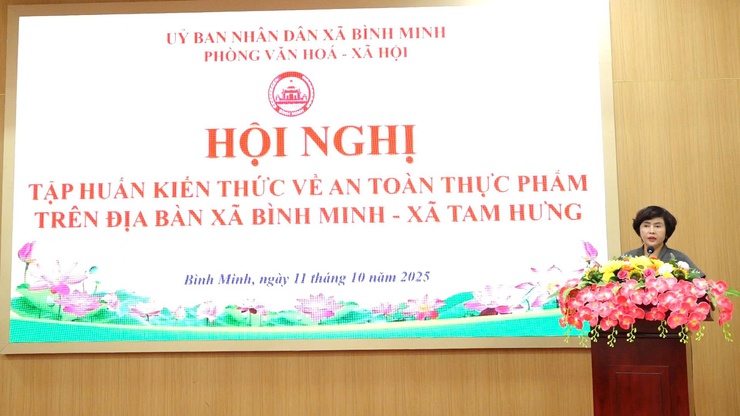Tam Hưng - Bình Minh tăng cường kỹ năng bảo đảm an toàn thực phẩm trong các cơ sở giáo dục- Ảnh 2.