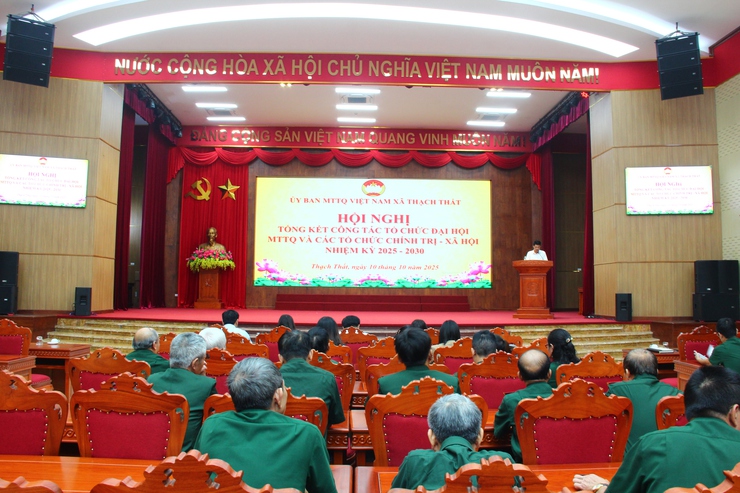 ỦY BAN MTTQ XÃ TỔ CHỨC TỔNG KẾT CÔNG TÁC ĐẠI HỘI MTTQ VÀ CÁC TỔ CHỨC CHÍNH TRỊ - XÃ HỘI; PHÁT ĐỘNG ỦNG HỘ ĐỒNG BÀO BỊ ẢNH HƯỞNG BÃO SỐ 10, 11- Ảnh 5.