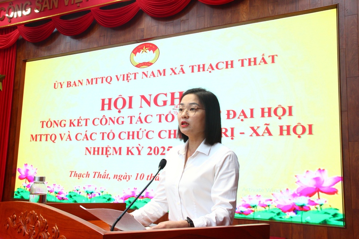 ỦY BAN MTTQ XÃ TỔ CHỨC TỔNG KẾT CÔNG TÁC ĐẠI HỘI MTTQ VÀ CÁC TỔ CHỨC CHÍNH TRỊ - XÃ HỘI; PHÁT ĐỘNG ỦNG HỘ ĐỒNG BÀO BỊ ẢNH HƯỞNG BÃO SỐ 10, 11- Ảnh 8.