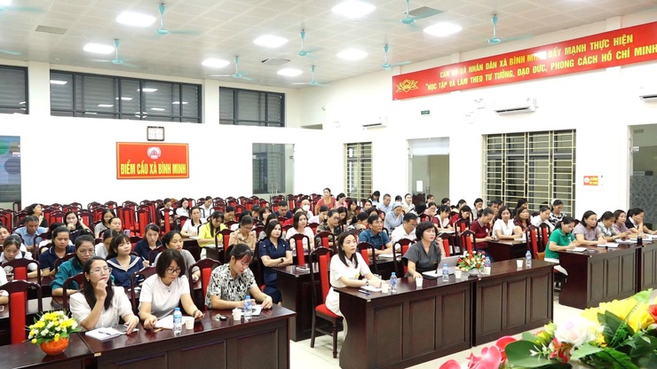 Tam Hưng - Bình Minh tăng cường kỹ năng bảo đảm an toàn thực phẩm trong các cơ sở giáo dục- Ảnh 1.
