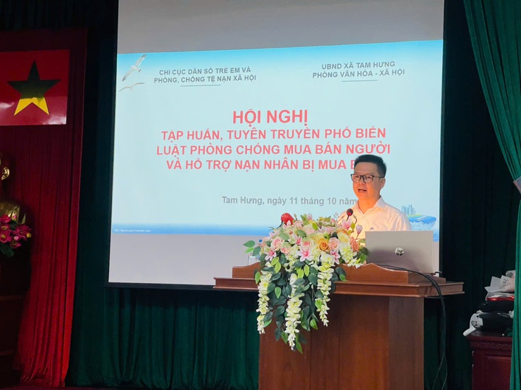 Tam Hưng: Nâng cao nhận thức phòng, chống mua bán người- Ảnh 1.