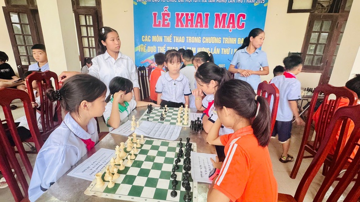  GIẢI CỜ VUA, CỜ TƯỚNG – ĐẠI HỘI THỂ DỤC THỂ THAO XÃ TAM HƯNG LẦN THỨ NHẤT NĂM 2025- Ảnh 7.