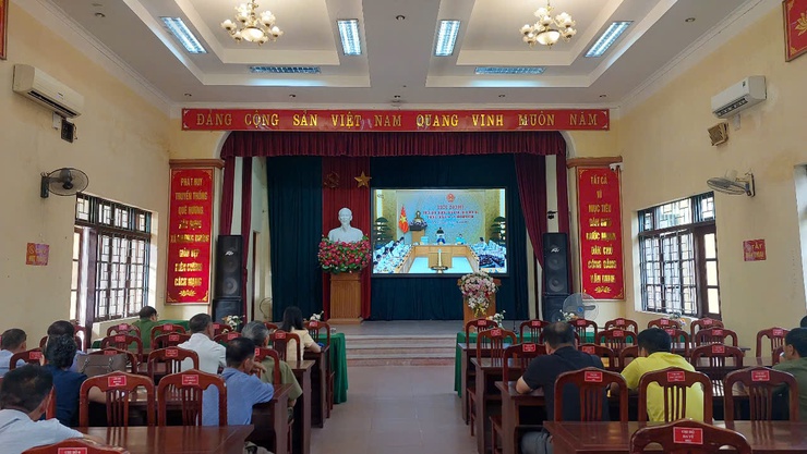 Xã Chương Dương tham dự hội nghị triển khai Chương trình mục tiêu quốc gia phòng, chống ma túy đến năm 2030- Ảnh 1.