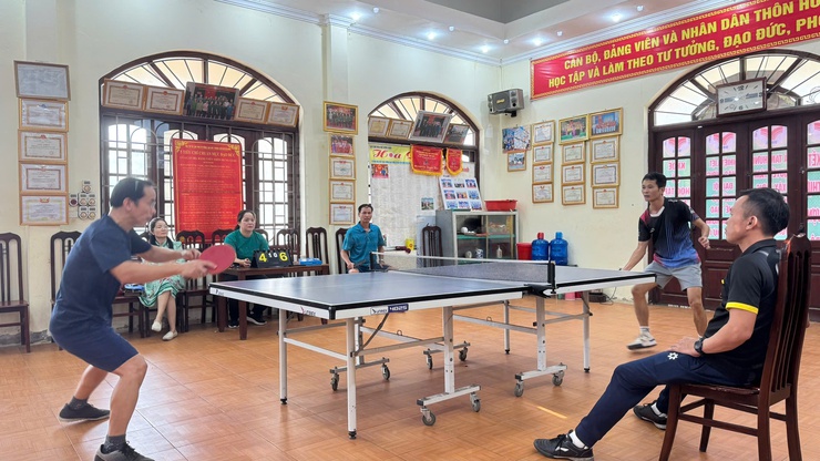 Sôi nổi, ấn tượng Giải bóng bàn xã Tam Hưng- Ảnh 5.