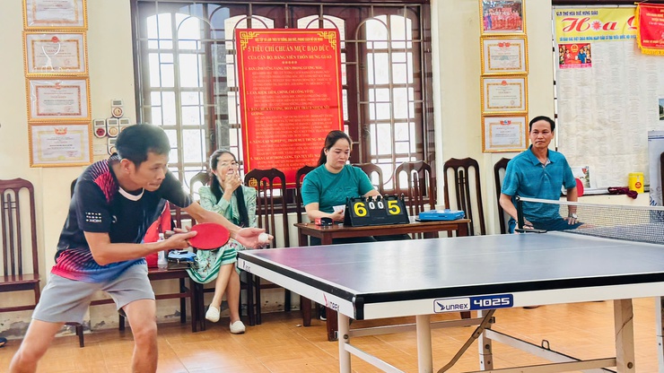 Sôi nổi, ấn tượng Giải bóng bàn xã Tam Hưng- Ảnh 6.