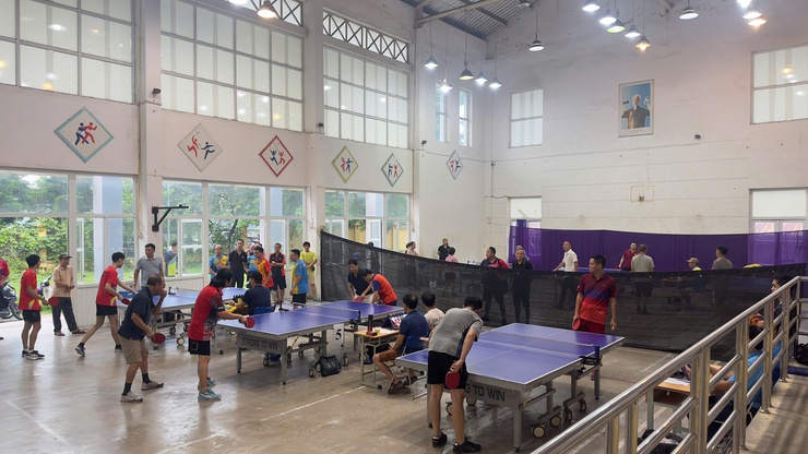 Giải bóng bàn trong khuôn khổ Đại hội Thể dục thể thao phường Bồ Đề lần thứ I- Ảnh 2.