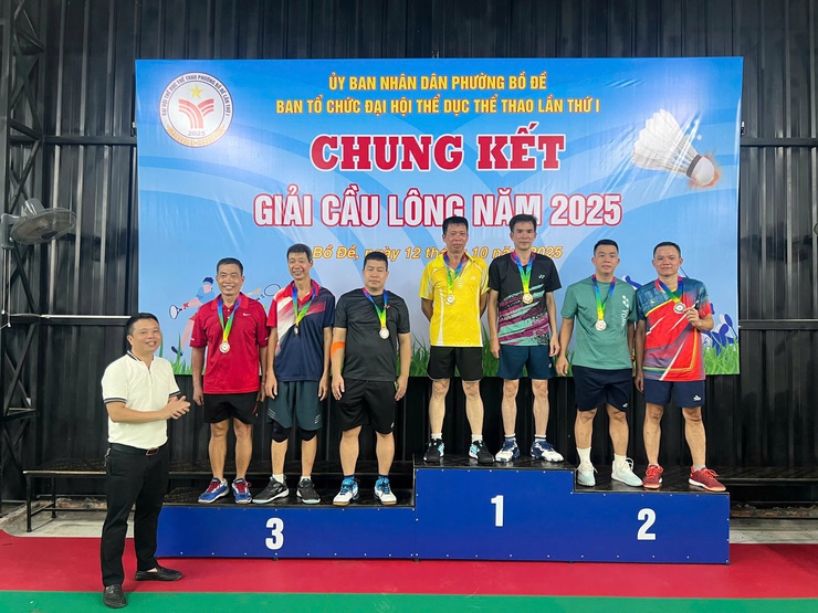 Giải cầu lông trong khuôn khổ Đại hội Thể dục thể thao phường Bồ Đề lần thứ I

- Ảnh 6.