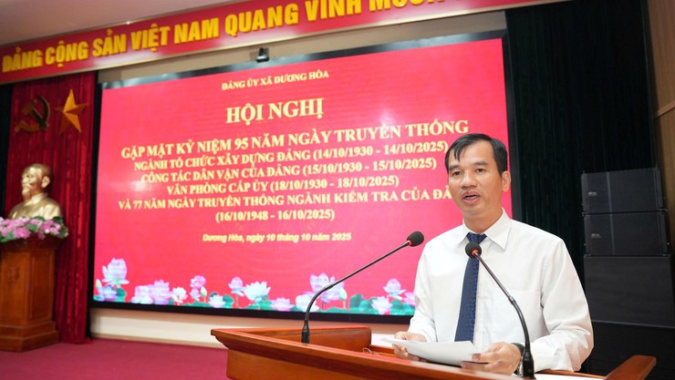Đảng uỷ xã tổ chức gặp mặt kỷ niệm 95 năm Ngày truyền thống các ngành tổ chức xây dựng Đảng, công tác Dân vận của Đảng, Văn phòng cấp uỷ và 77 năm ngày truyền thống ngành Kiểm tra của Đảng- Ảnh 5.