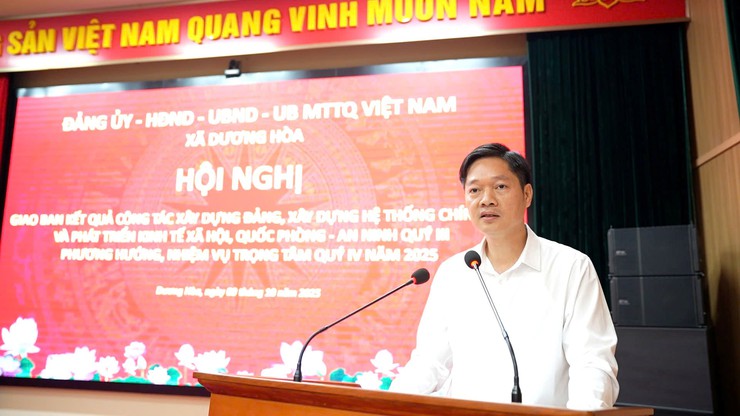Hội nghị triển khai Chương trình hành động thực hiện Nghị quyết Đại hội Đảng bộ xã nhiệm kỳ 2025-2030 và giao ban công tác quý III, phương hướng nhiệm vụ quý IV/2025- Ảnh 12.