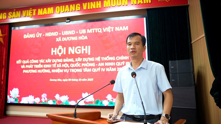 Hội nghị triển khai Chương trình hành động thực hiện Nghị quyết Đại hội Đảng bộ xã nhiệm kỳ 2025-2030 và giao ban công tác quý III, phương hướng nhiệm vụ quý IV/2025- Ảnh 4.