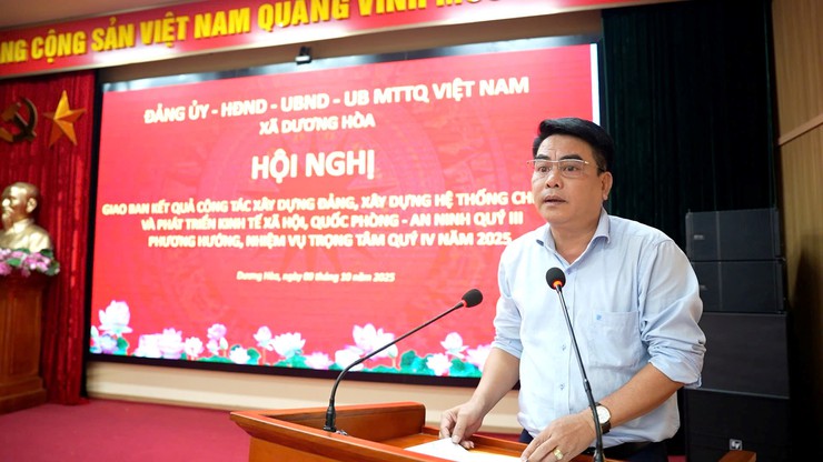 Hội nghị triển khai Chương trình hành động thực hiện Nghị quyết Đại hội Đảng bộ xã nhiệm kỳ 2025-2030 và giao ban công tác quý III, phương hướng nhiệm vụ quý IV/2025- Ảnh 6.