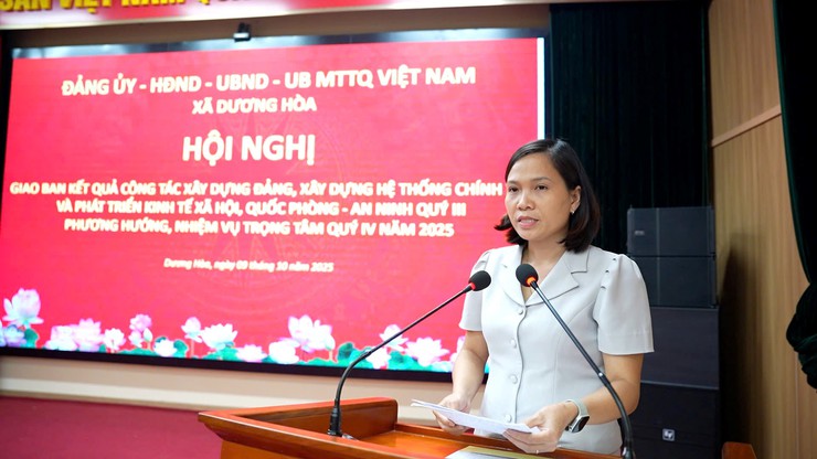 Hội nghị triển khai Chương trình hành động thực hiện Nghị quyết Đại hội Đảng bộ xã nhiệm kỳ 2025-2030 và giao ban công tác quý III, phương hướng nhiệm vụ quý IV/2025- Ảnh 7.