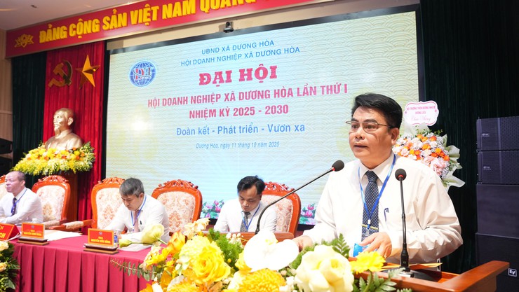 Hội Doanh nghiệp xã Dương Hòa bầu 26 doanh nhân tiêu biểu tham gia Ban chấp hành Hội nhiệm kỳ 2025-2030 - Ảnh 8.