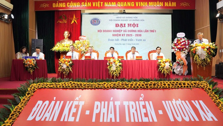 Hội Doanh nghiệp xã Dương Hòa bầu 26 doanh nhân tiêu biểu tham gia Ban chấp hành Hội nhiệm kỳ 2025-2030 - Ảnh 9.