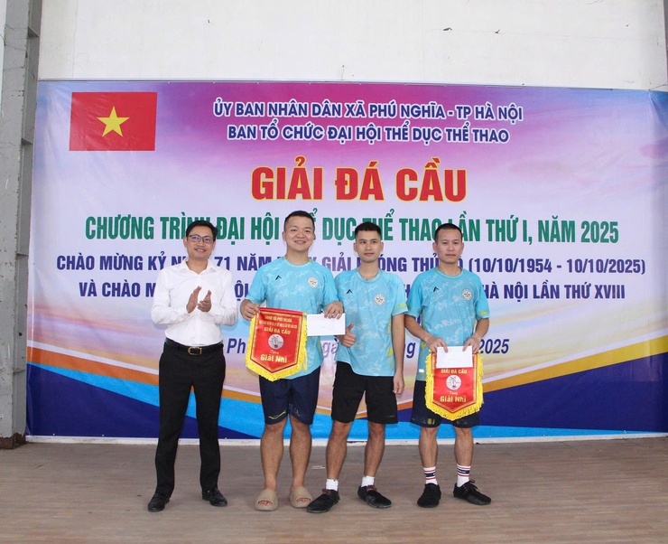 Xã Phú Nghĩa tổ chức Giải đá cầu trong chương trình Đại hội Thể dục Thể thao lần thứ I năm 2025- Ảnh 10.