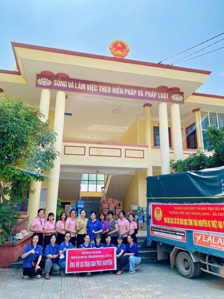 TẤM LÒNG THIÊN LỘC HƯỚNG VỀ MIỀN BẮC: 10 CHUYẾN XE NGHĨA TÌNH CỦA KHỐI GIÁO DỤC CHÍNH THỨC KHỞI HÀNH- Ảnh 8.