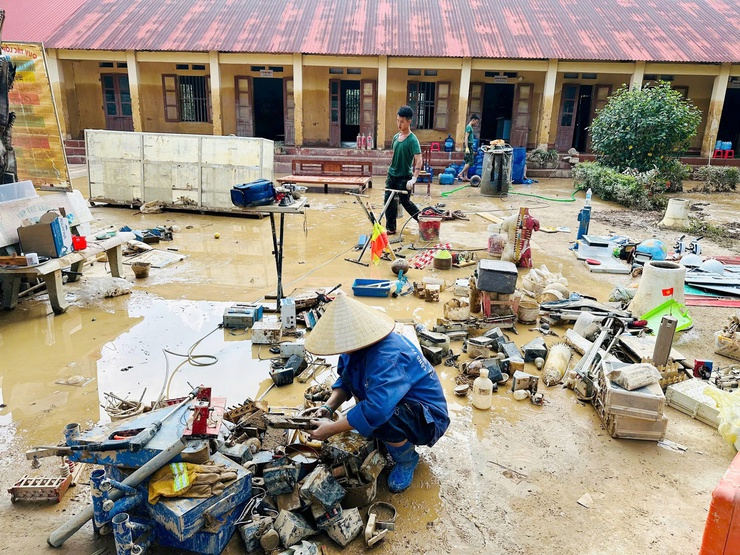  Trường Tiểu học và Trường THCS Thạch Thán xã Quốc Oai chung tay san sẻ yêu thương cùng đồng bào vùng lũ- Ảnh 11.